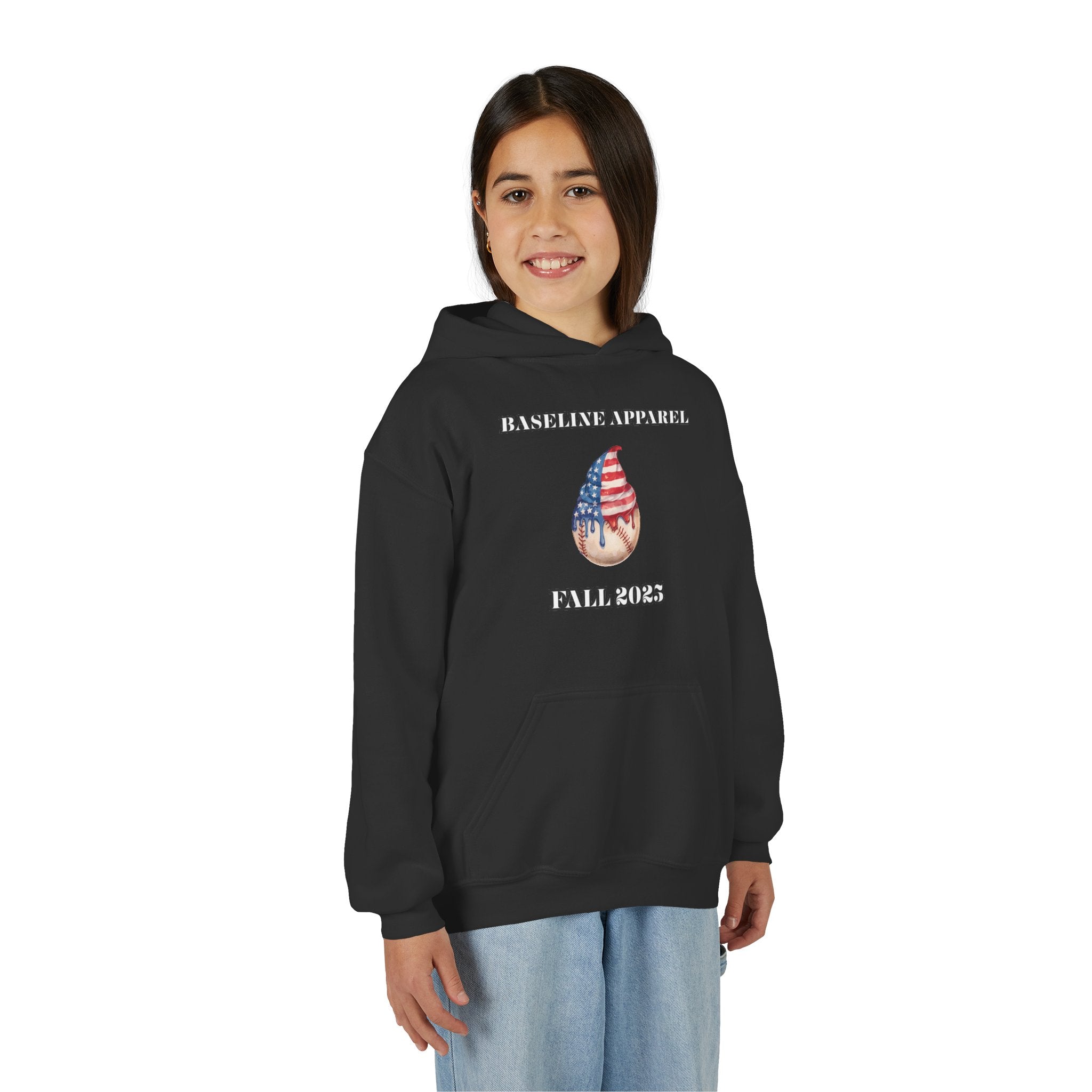 Ice Cream Baseball Youth Hoodie