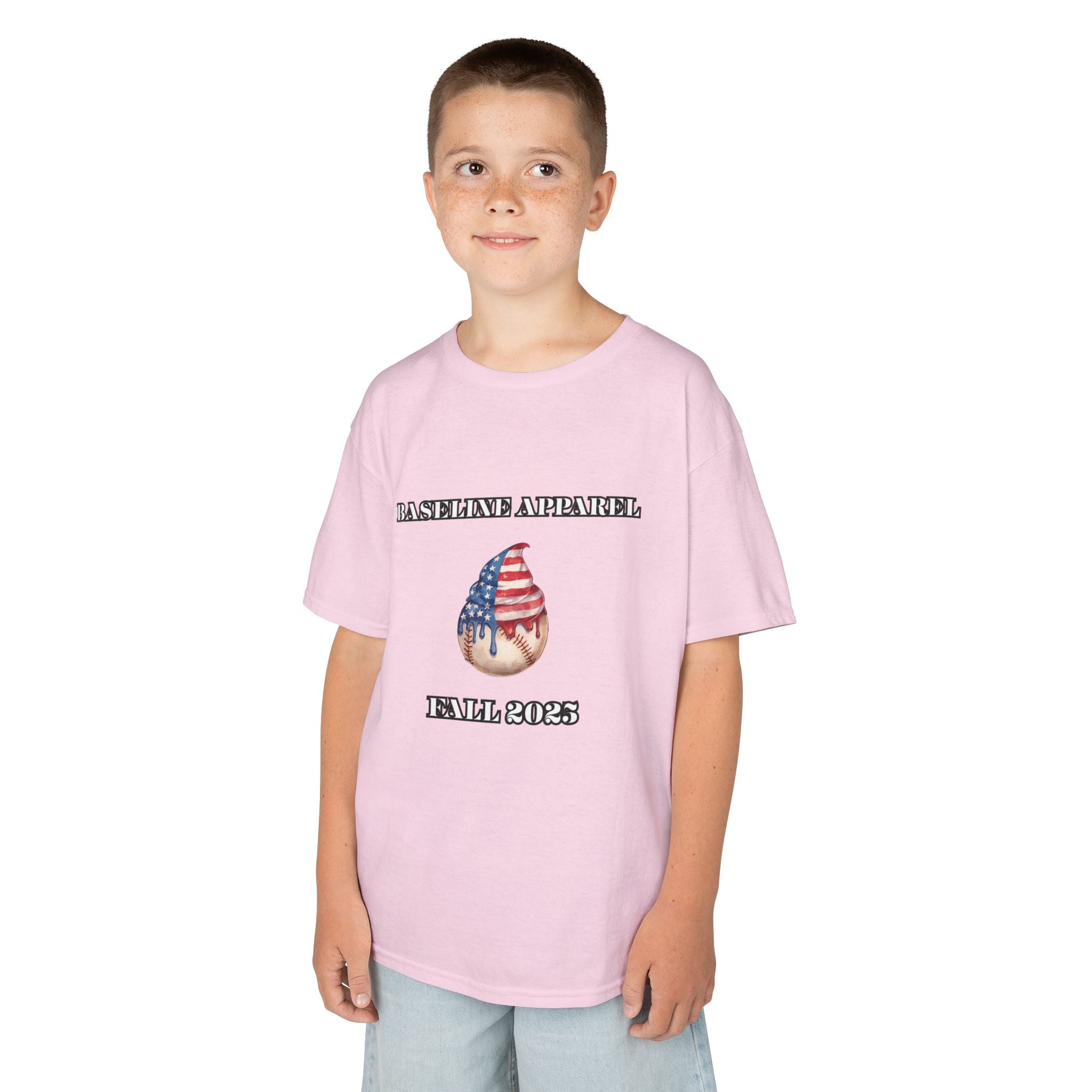 Ice Cream Baseball Baseline Apparel Youth Tee