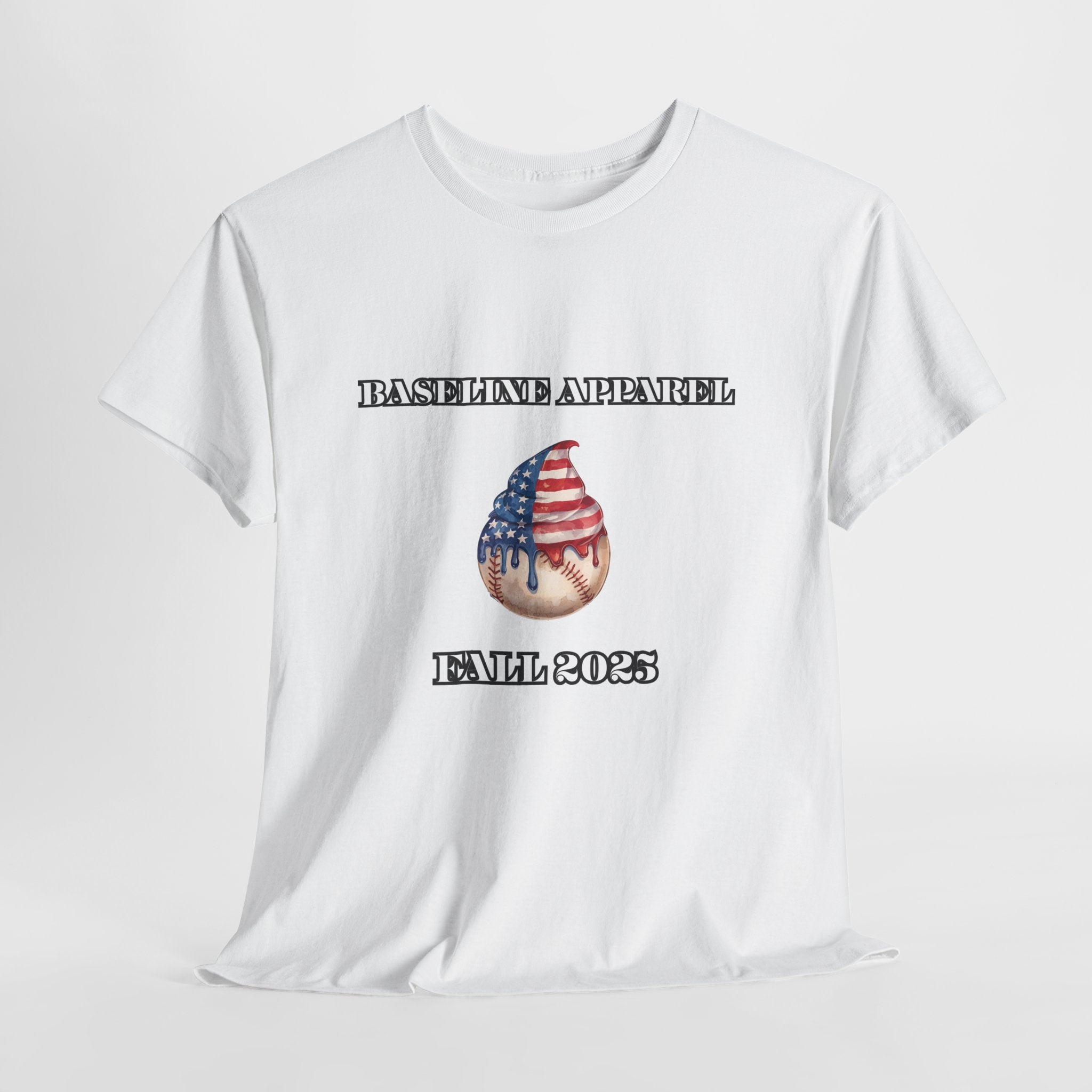 Ice Cream Baseball Adult Tee