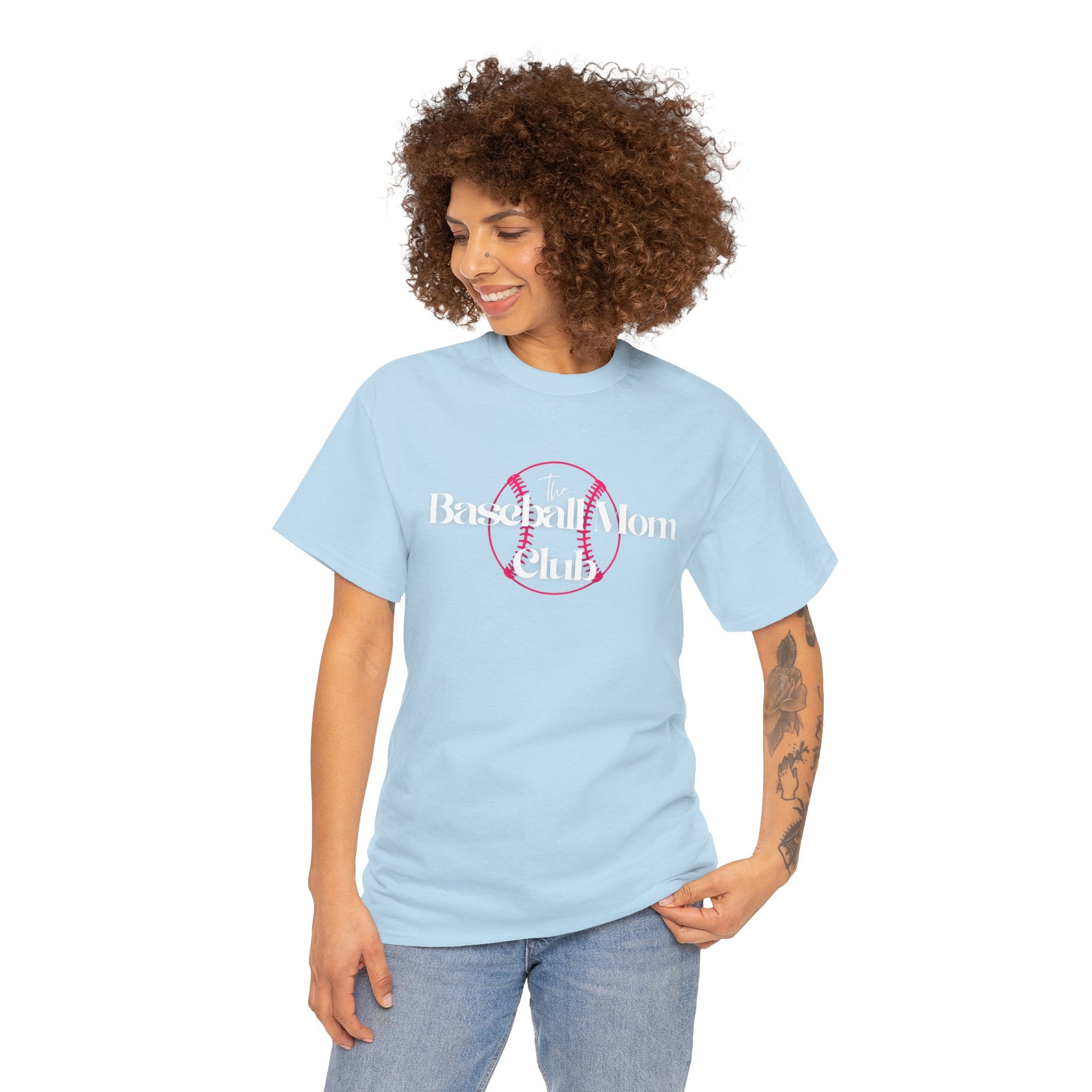 Baseball Mom Club Adult Tee
