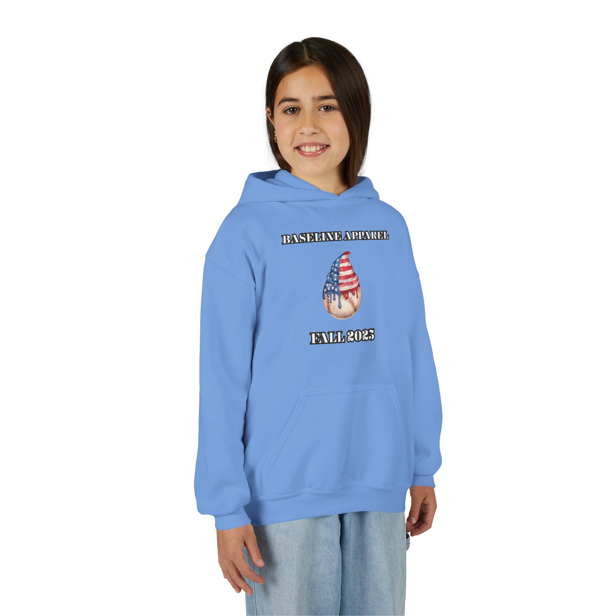 Ice Cream Baseball Youth Hoodie