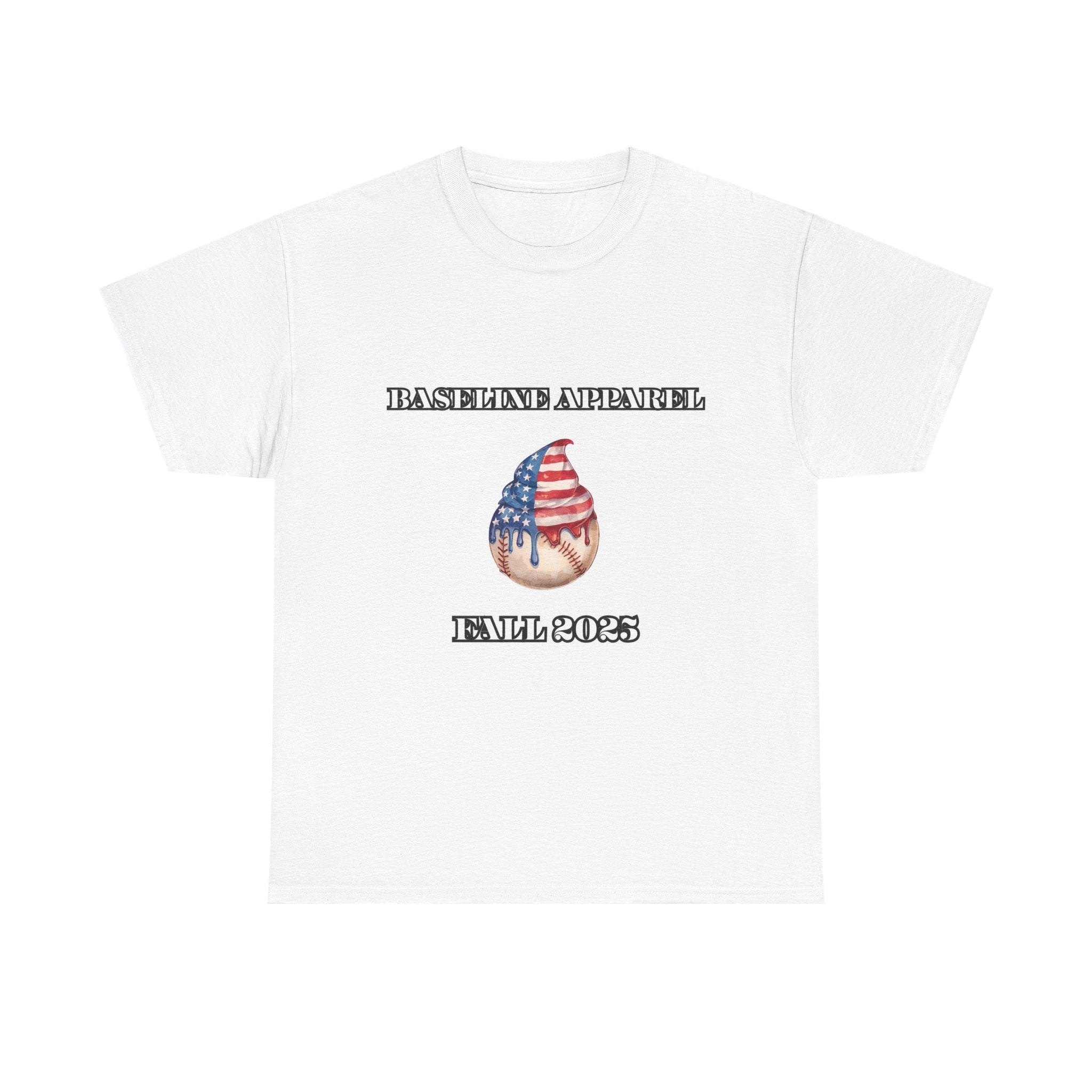 Ice Cream Baseball Adult Tee