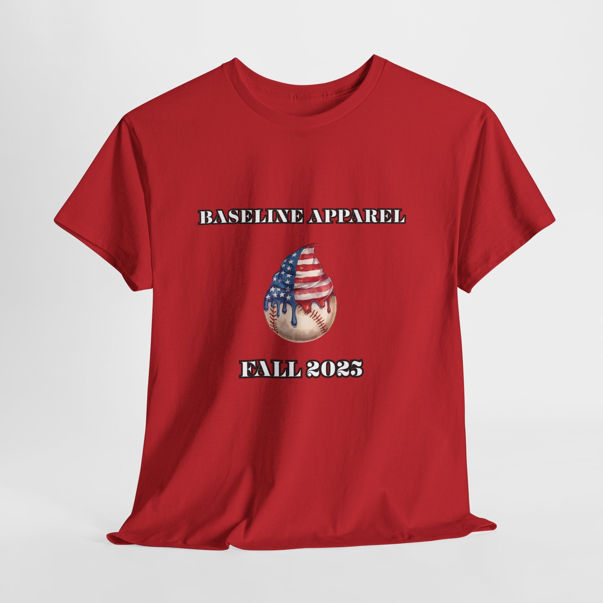 Ice Cream Baseball Adult Tee