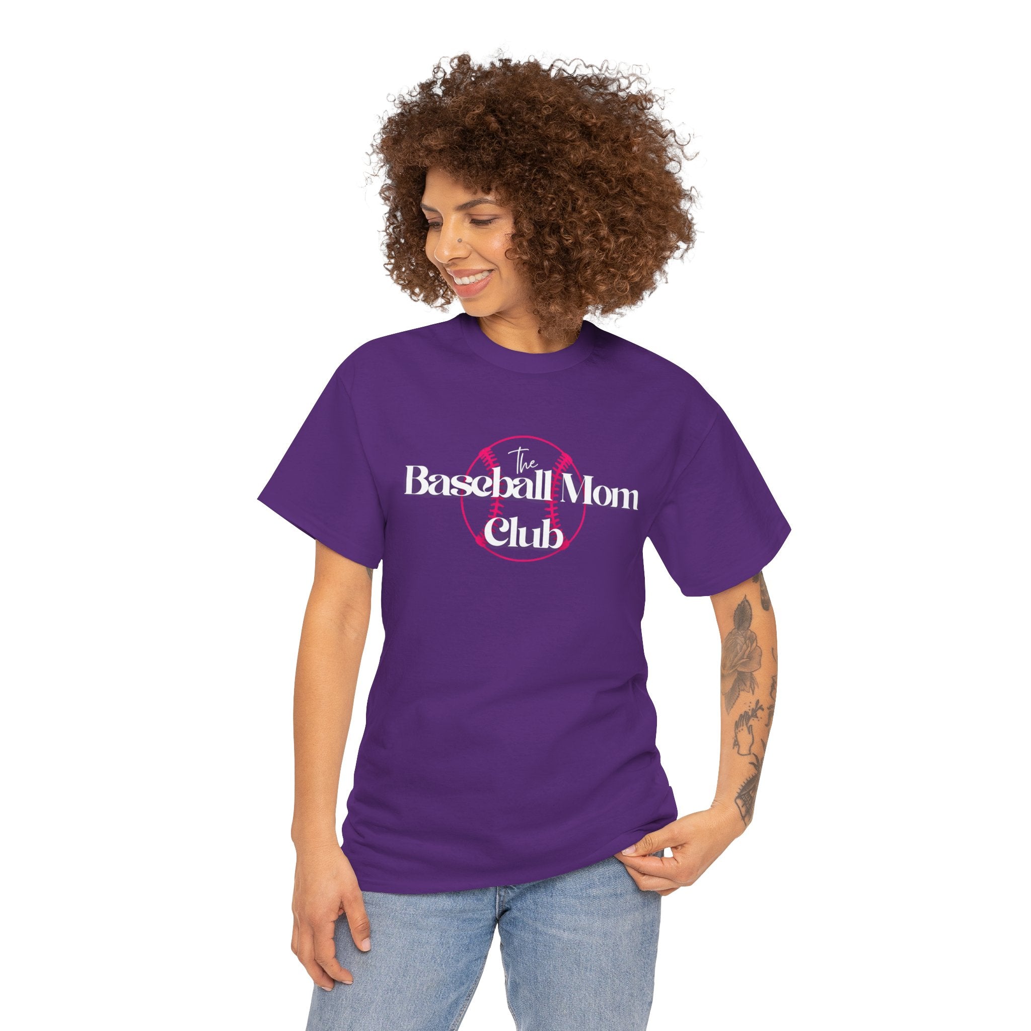 Baseball Mom Club Adult Tee