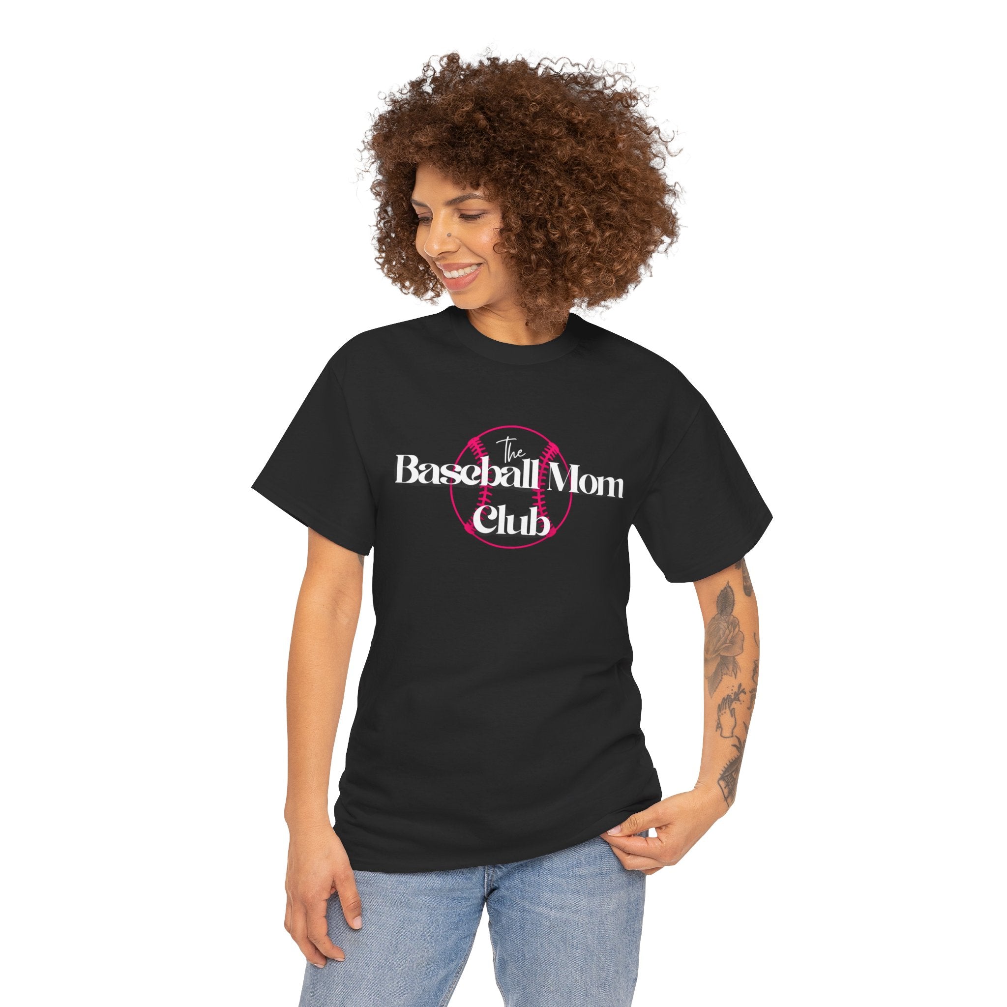 Baseball Mom Club Adult Tee