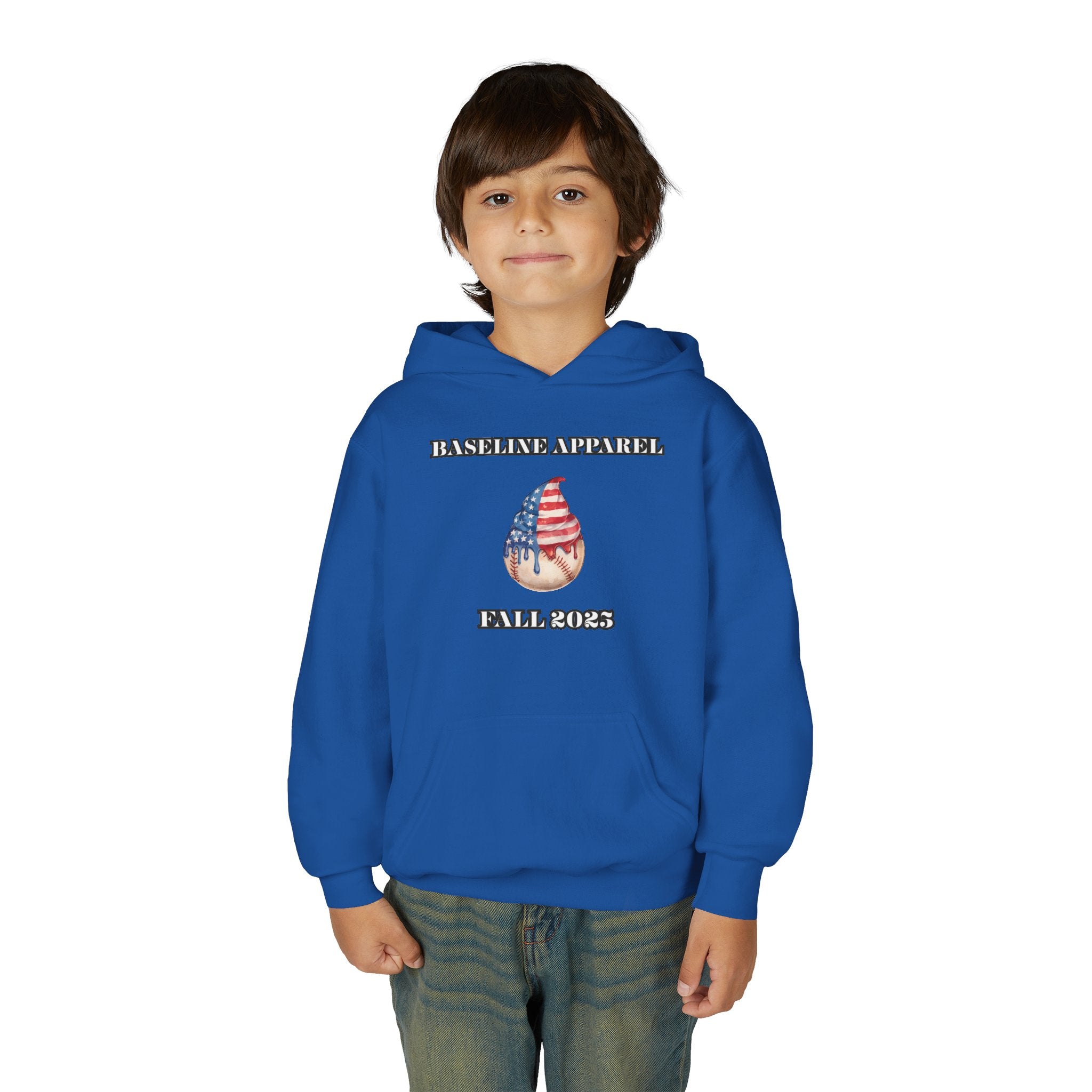 Ice Cream Baseball Youth Hoodie