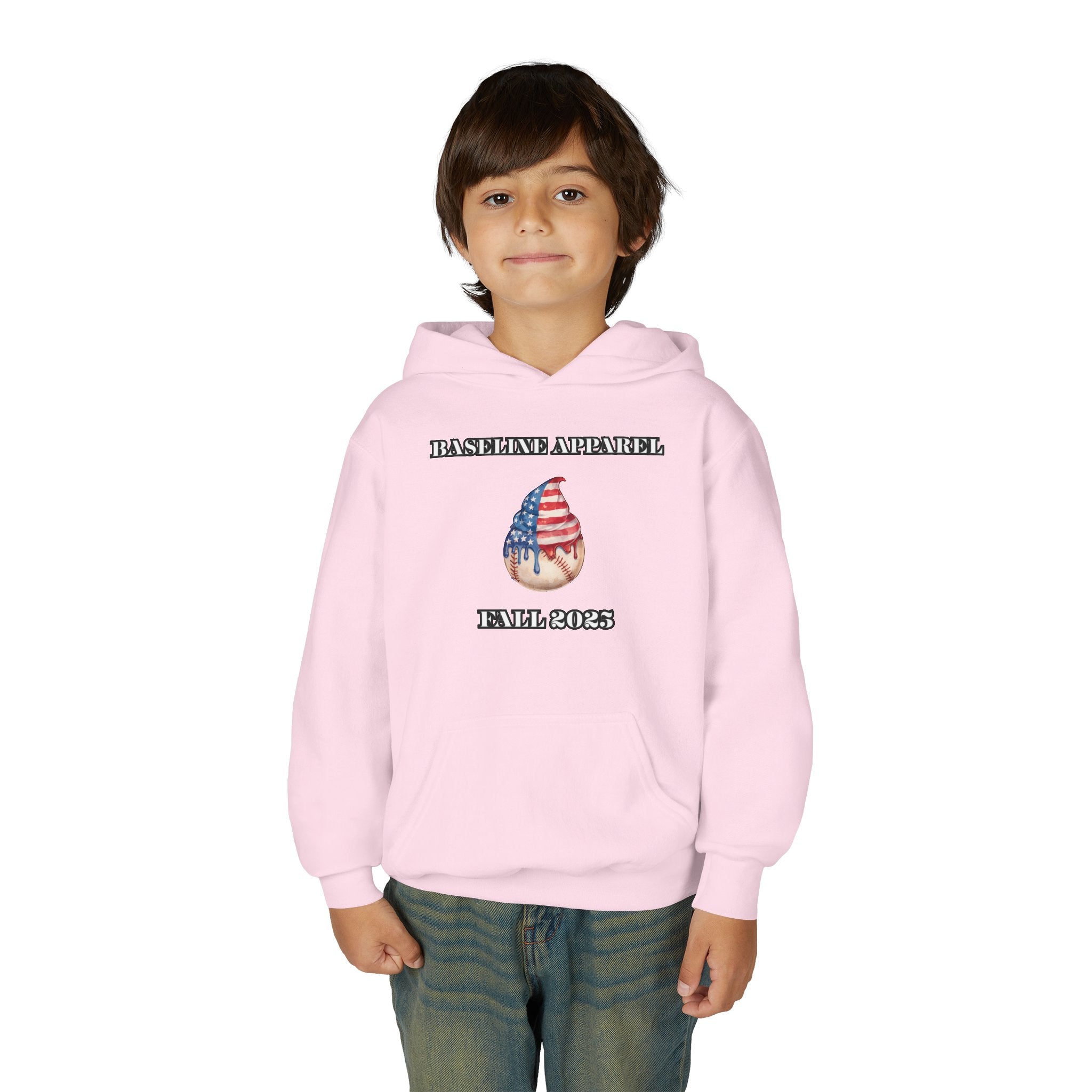 Ice Cream Baseball Youth Hoodie