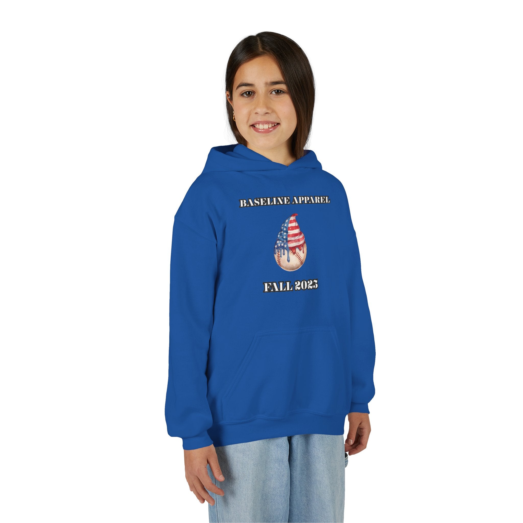 Ice Cream Baseball Youth Hoodie