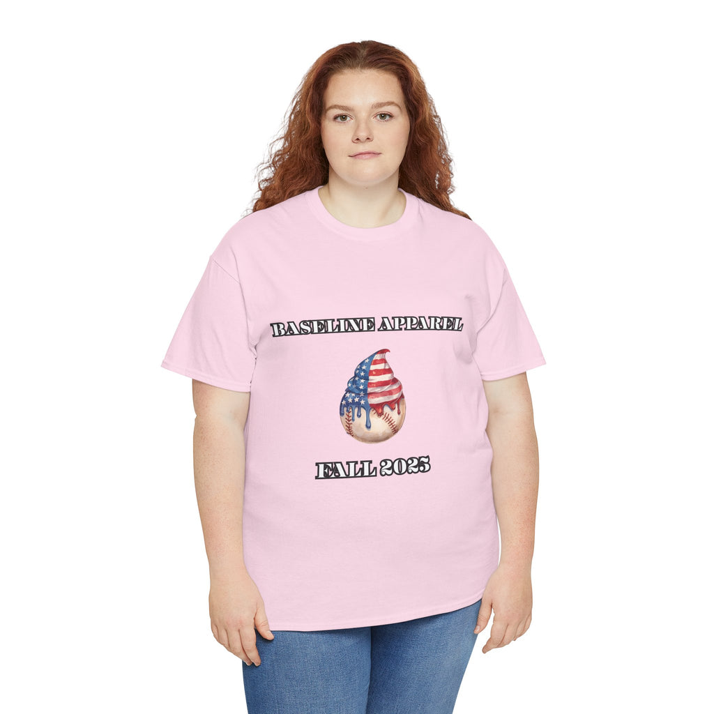 Ice Cream Baseball Adult Tee