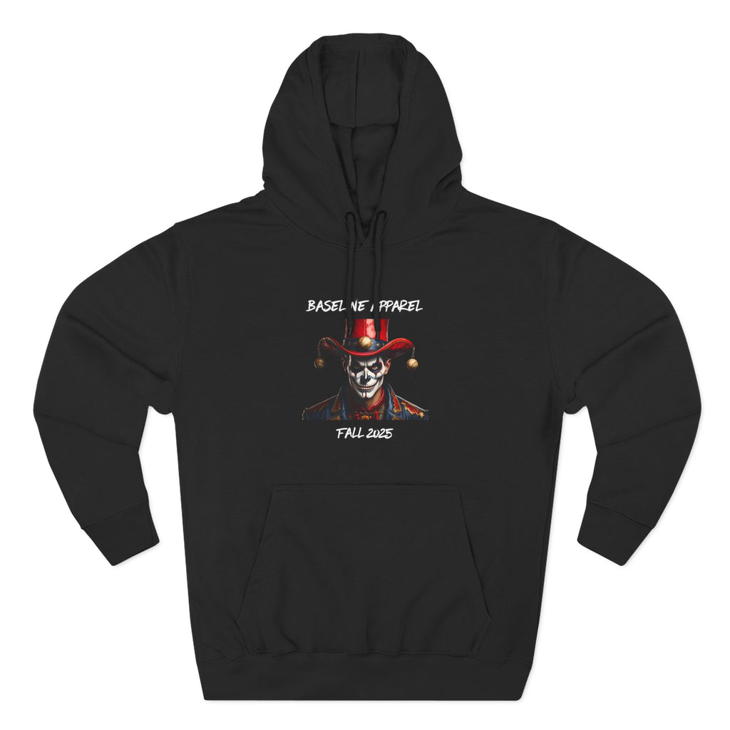 Joker Skull Adult Fleece Hoodie