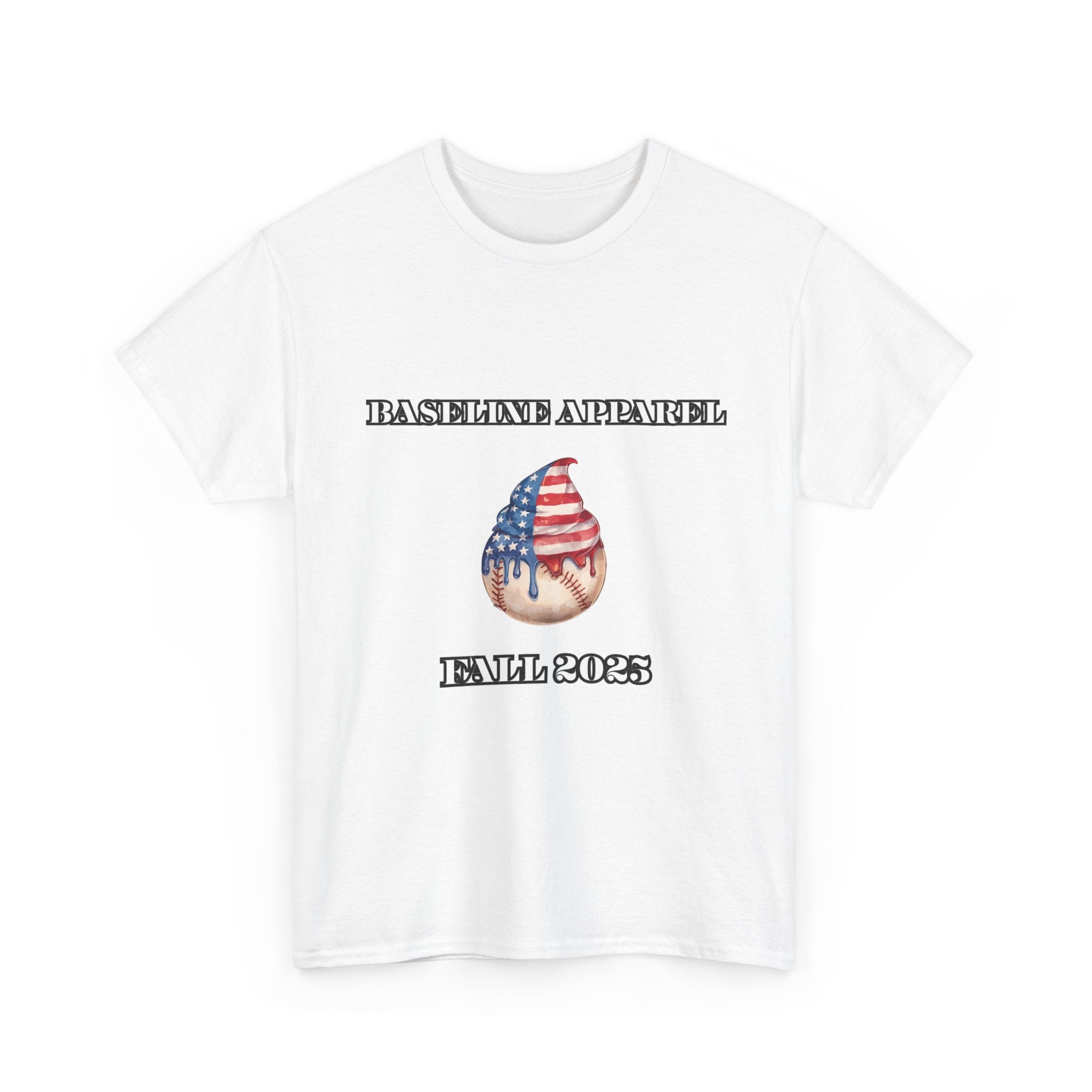 Ice Cream Baseball Adult Tee