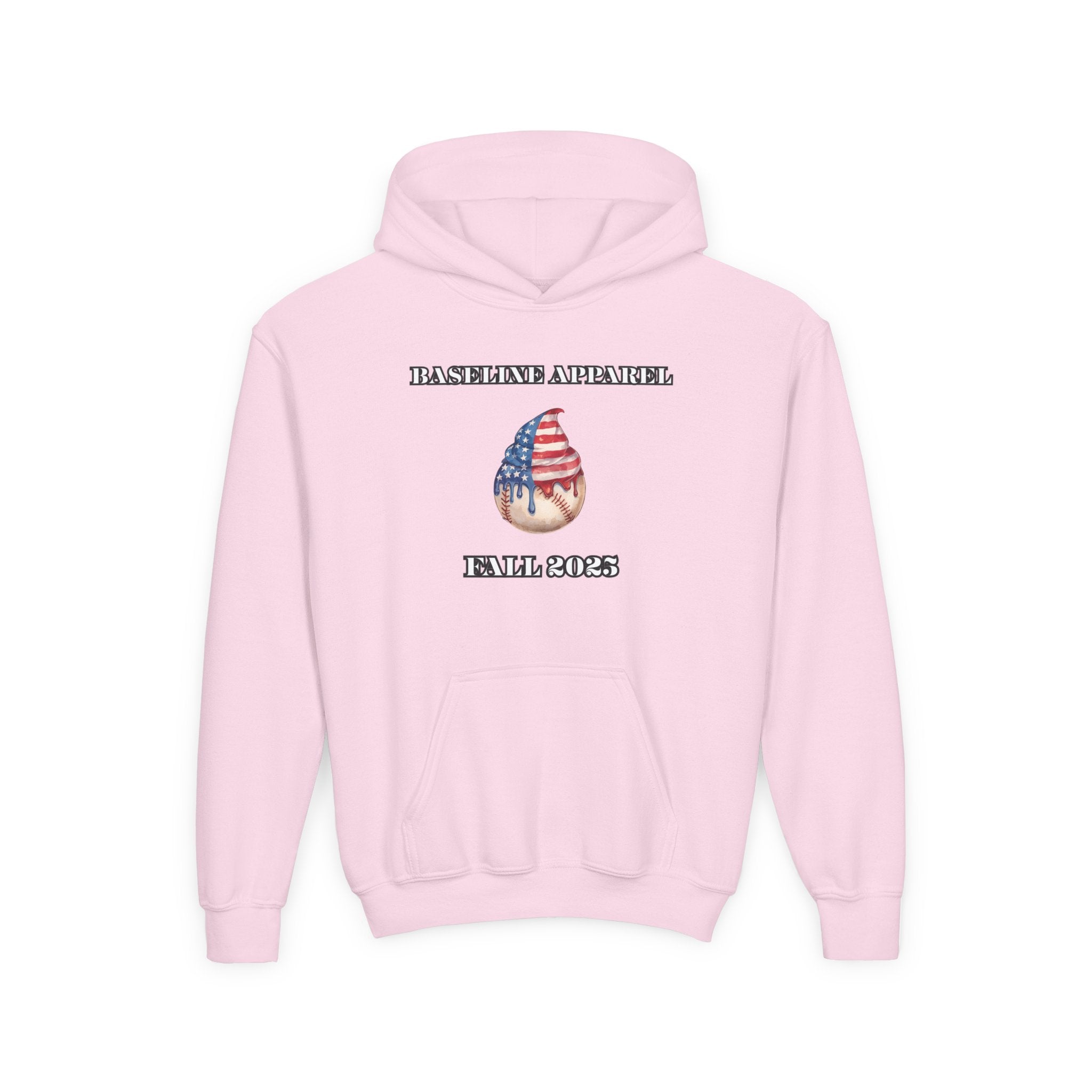 Ice Cream Baseball Youth Hoodie