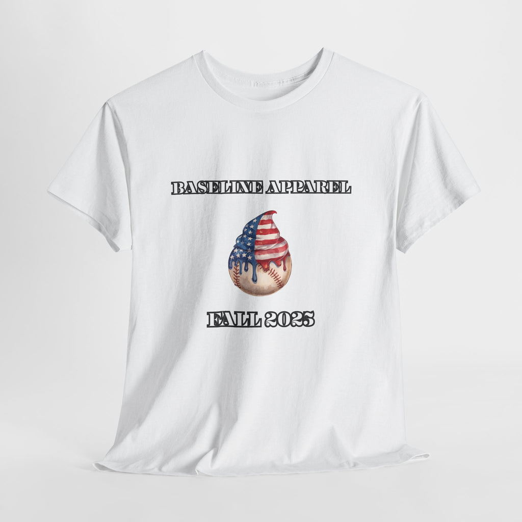 Ice Cream Baseball Adult Tee