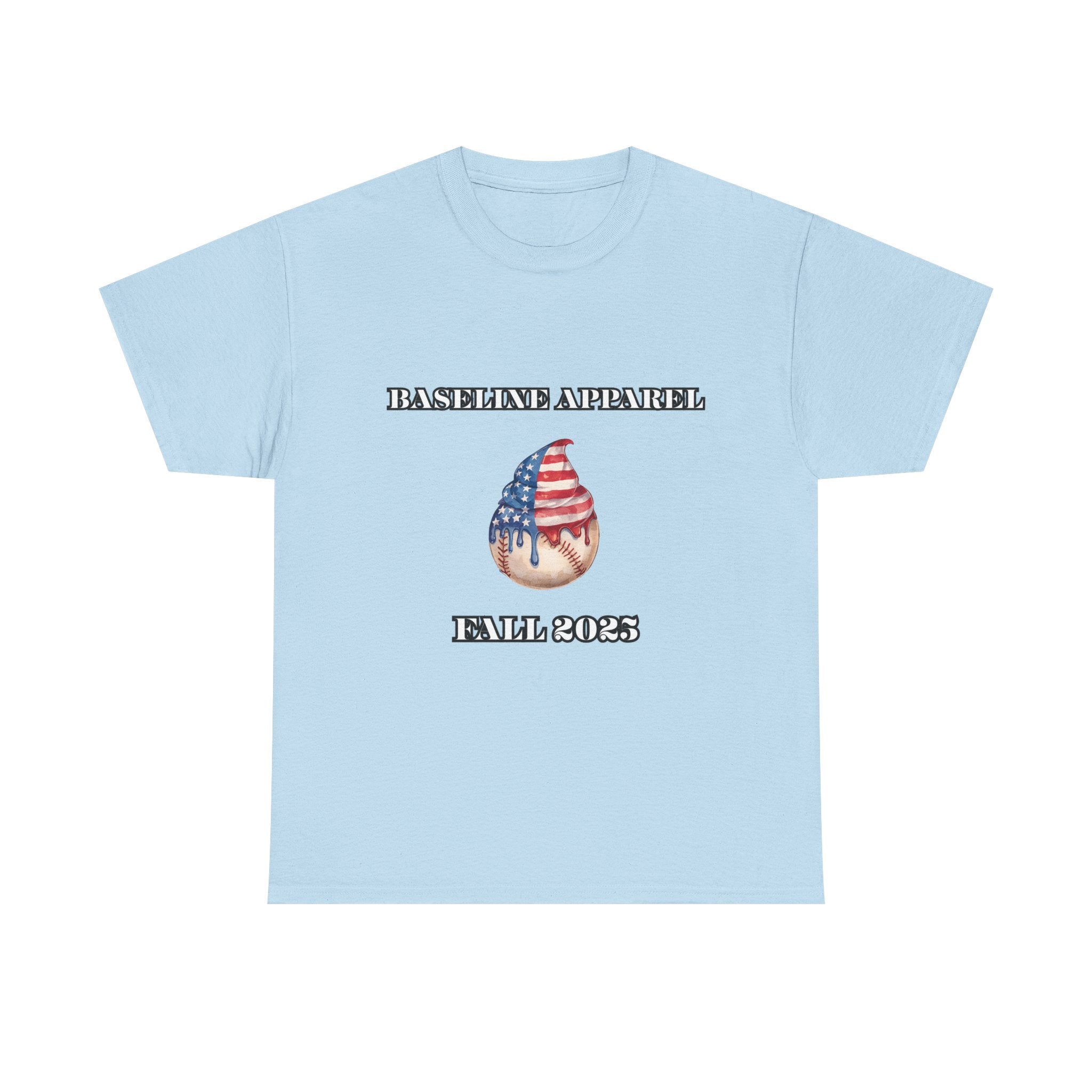 Ice Cream Baseball Adult Tee