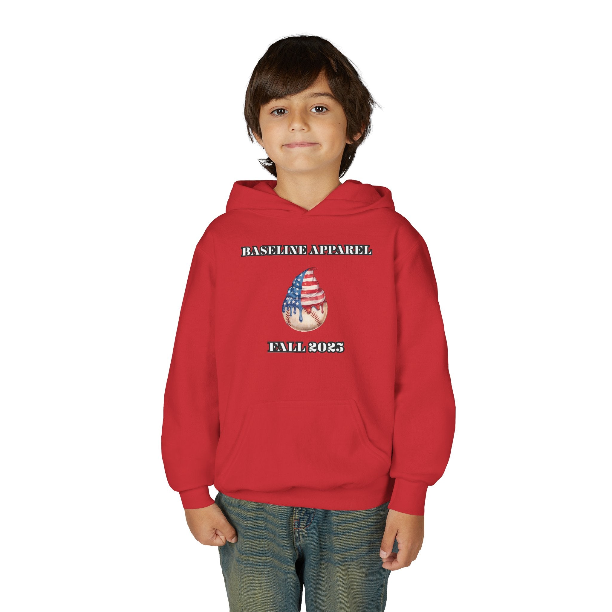 Ice Cream Baseball Youth Hoodie