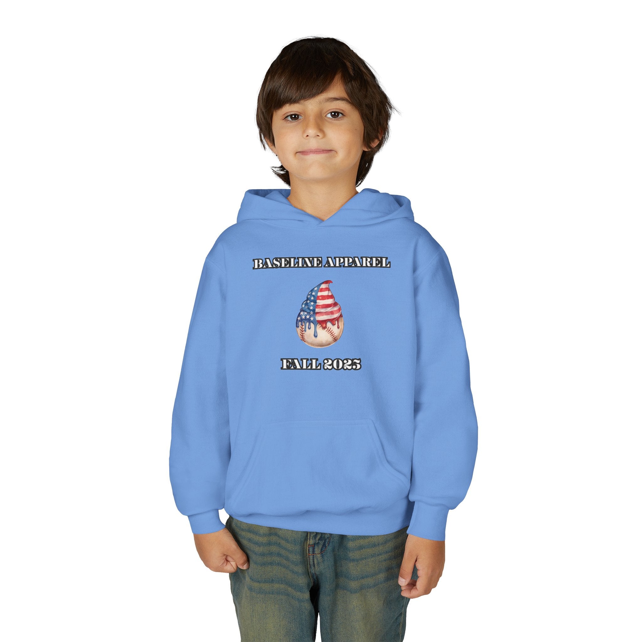 Ice Cream Baseball Youth Hoodie