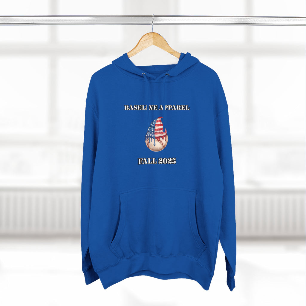 Ice Cream Baseball Adult Fleece Hoodie