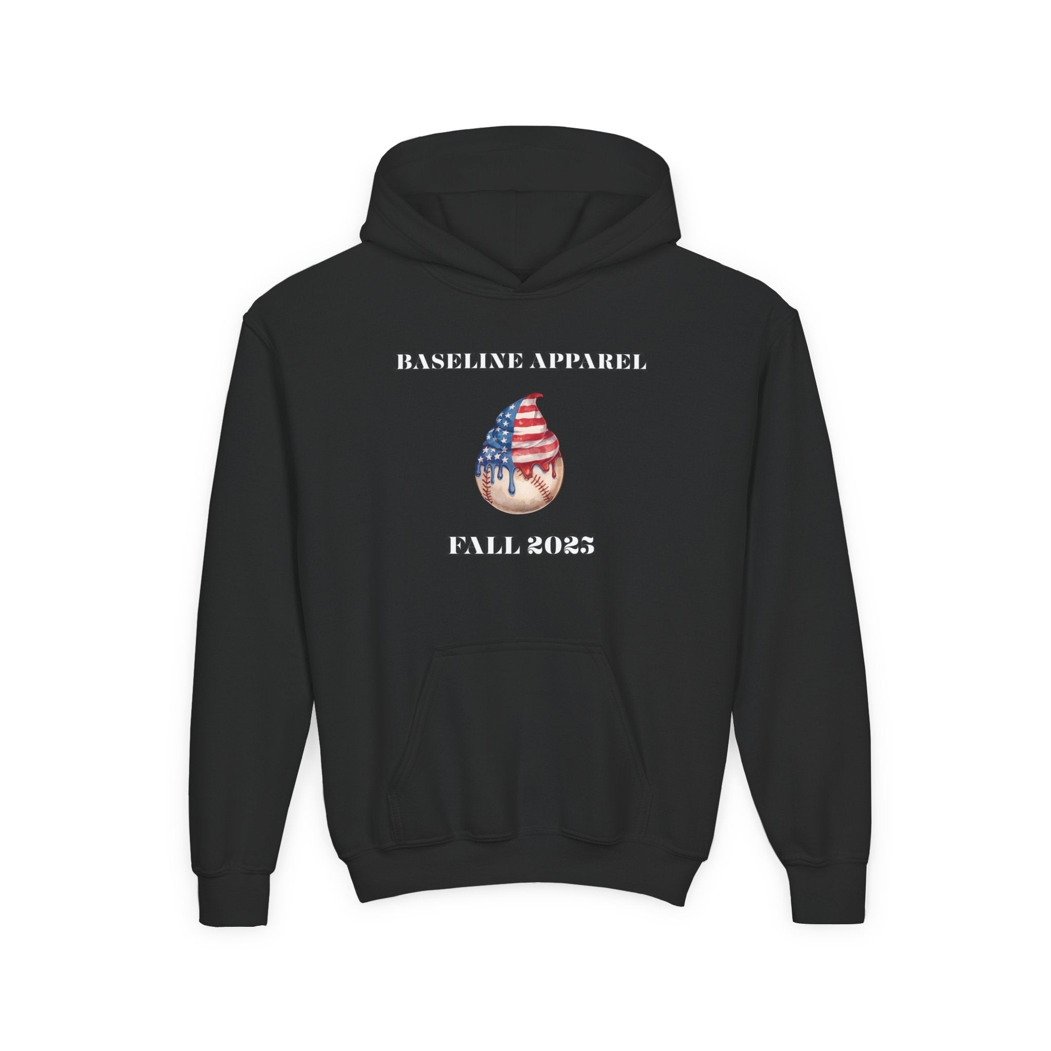 Ice Cream Baseball Youth Hoodie
